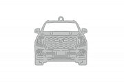 Car Keychain for GMC Yukon V (type FRONT) Keychains opdesign