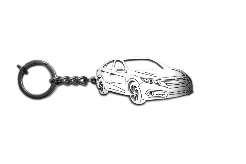 Car Keychain for Honda Civic 4D 2016+ (type 3D) Keychains opdesign