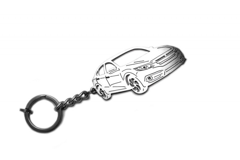 Car Keychain for Honda Civic 4D 2016+ (type 3D) - decoinfabric