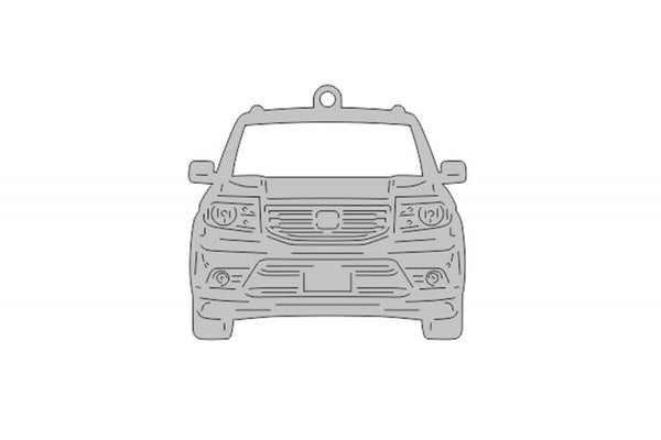 Car Keychain for Honda Pilot II (type FRONT)