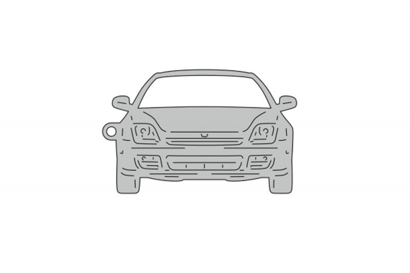 Car Keychain for Honda Prelude V 1996-2001(type Front) Keychains opdesign