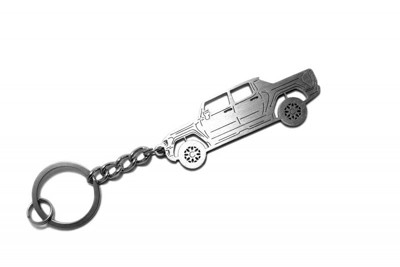 Car Keychain for Hummer EV SUT Pickup (type STEEL) - decoinfabric