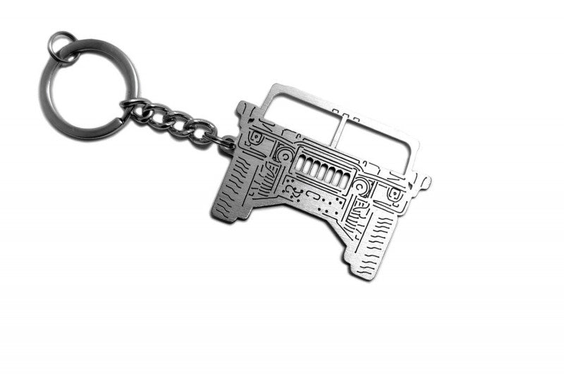 Car Keychain for Hummer H1 (type FRONT) - decoinfabric