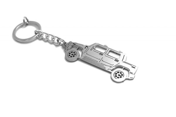 Car Keychain for Hummer H2 SUT (type STEEL)