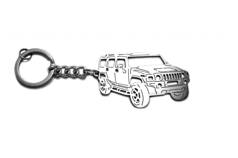 Car Keychain for Hummer H2 (type 3D) - decoinfabric