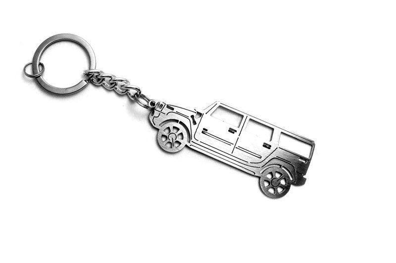 Car Keychain for Hummer H2 (type STEEL) - decoinfabric