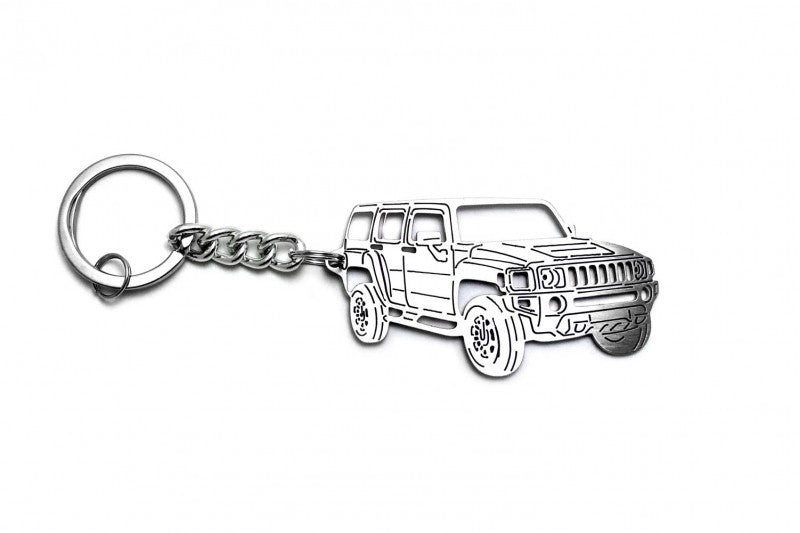Car Keychain for Hummer H3 (type 3D) - decoinfabric