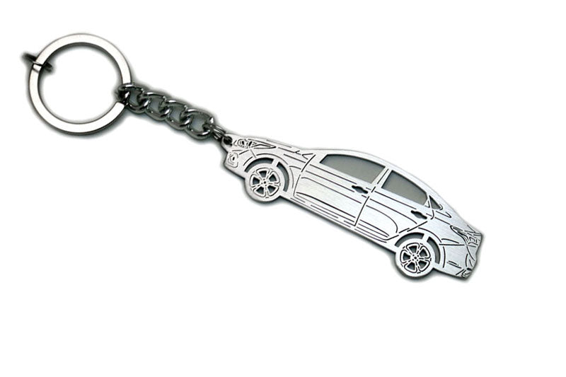 Car Keychain for Hyundai Accent 4D 2017+ (type STEEL) - decoinfabric