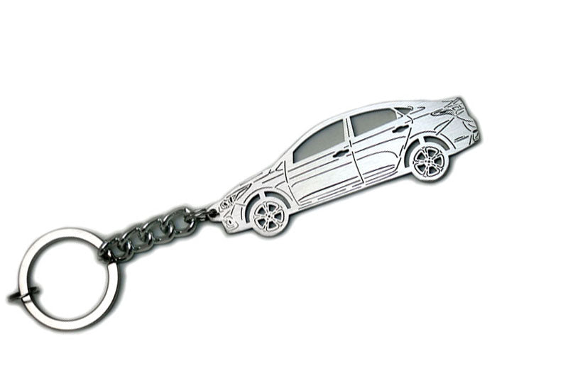 Car Keychain for Hyundai Accent 4D 2017+ (type STEEL) - decoinfabric