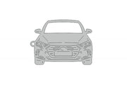 Car Keychain for Hyundai Avante VI AD (type FRONT) Keychains opdesign