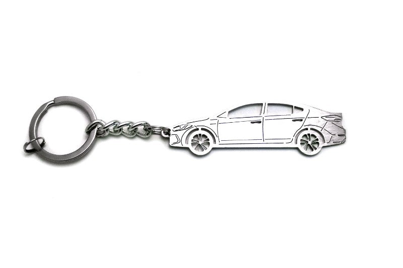 Car Keychain for Hyundai Avante VI AD (type STEEL) - decoinfabric