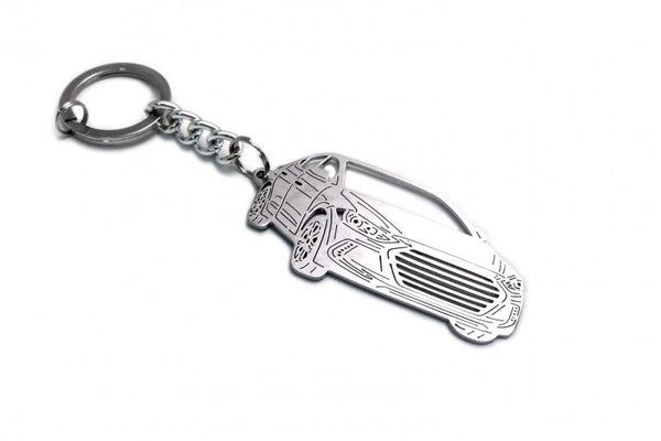 Car Keychain for Hyundai Elantra VI AD (type 3D) - decoinfabric