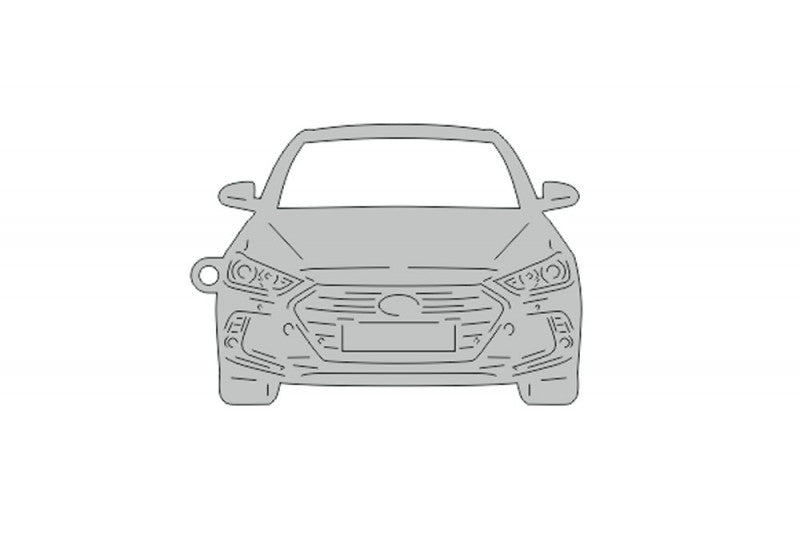 Car Keychain for Hyundai Elantra VI AD (type FRONT) Keychains opdesign