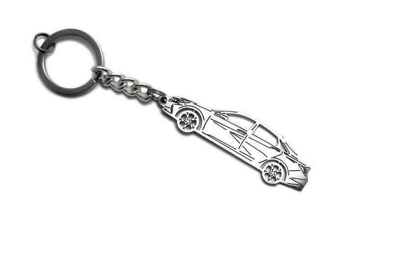 Car Keychain for Hyundai Elantra VII CN7 (type STEEL) - decoinfabric