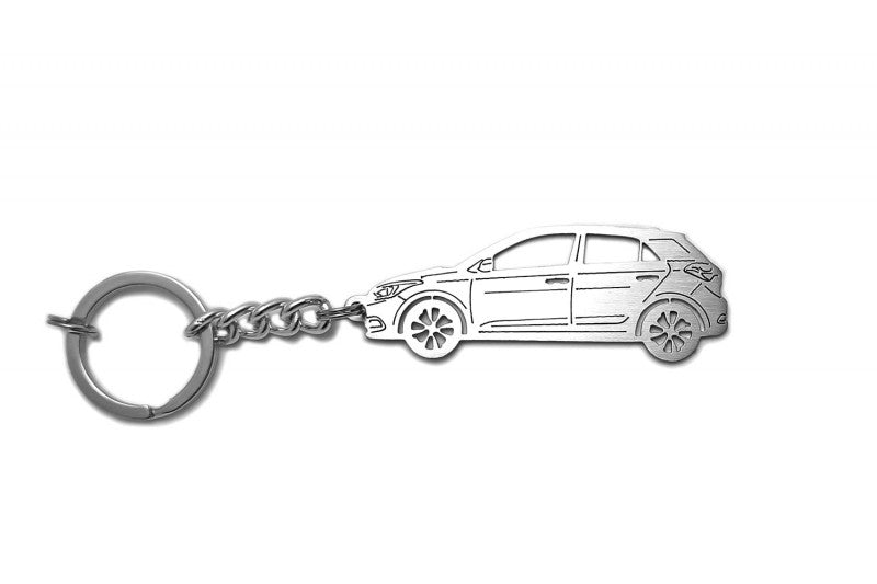Car Keychain for Hyundai i20 II (type STEEL) Keychains opdesign
