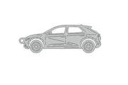 Car Keychain for Hyundai Ioniq 5 (type STEEL) Keychains opdesign