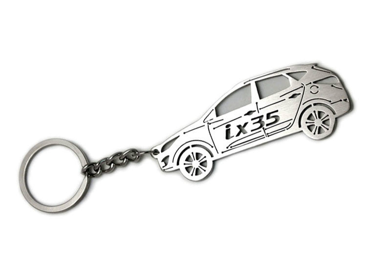 Car Keychain for Hyundai Ioniq ix35 (type STEEL) - decoinfabric