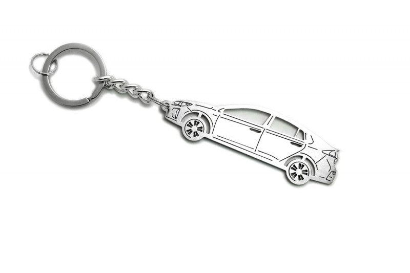 Car Keychain for Hyundai Ioniq (type STEEL) - decoinfabric