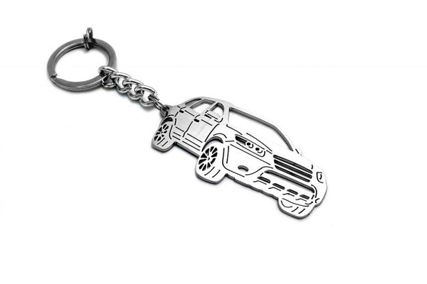 Car Keychain for Hyundai SantaFe II (type 3D) - decoinfabric