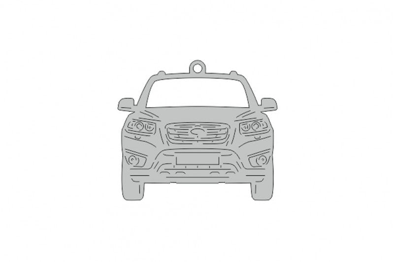 Car Keychain for Hyundai SantaFe II (type FRONT) Keychains opdesign