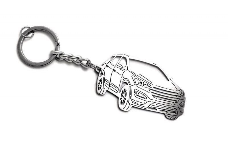 Car Keychain for Hyundai SantaFe III (type 3D) - decoinfabric