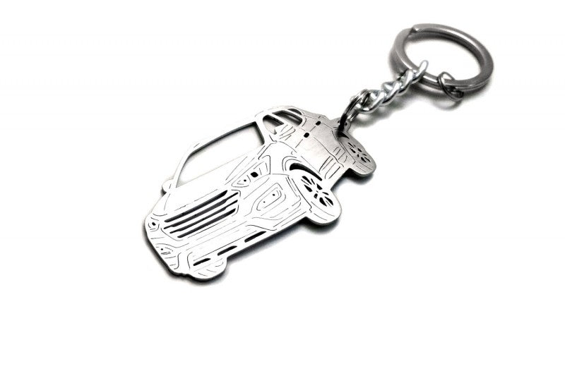 Car Keychain for Hyundai SantaFe III (type 3D) - decoinfabric