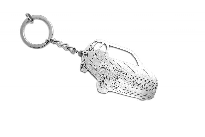 Car Keychain for Hyundai SantaFe IV (type 3D) - decoinfabric
