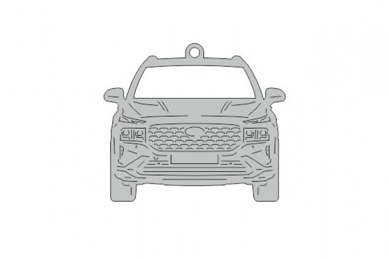 Car Keychain for Hyundai SantaFe IV (type FRONT) Keychains opdesign