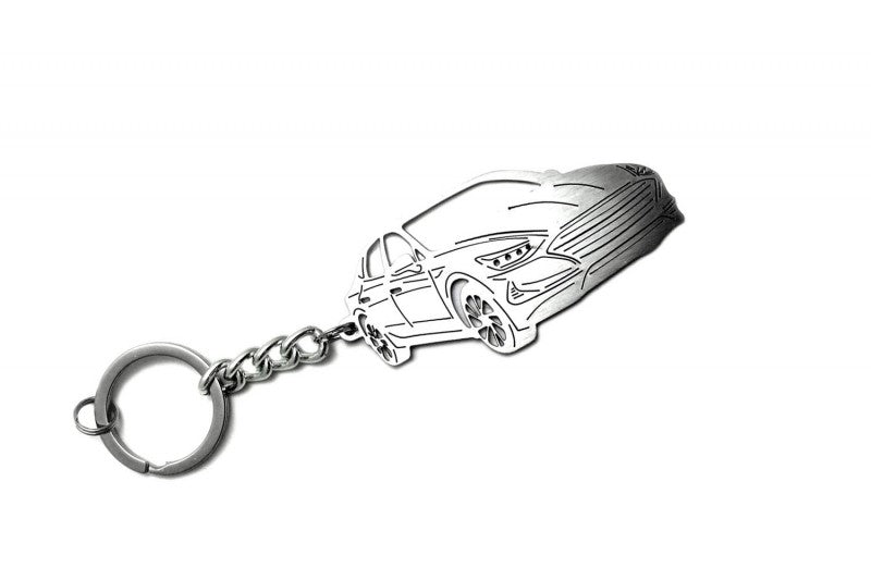 Car Keychain for Hyundai Sonata VIII (type 3D) - decoinfabric