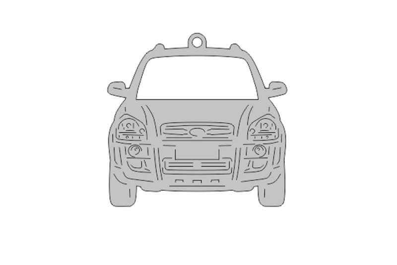 Car Keychain for Hyundai Tucson I (type FRONT) Keychains opdesign