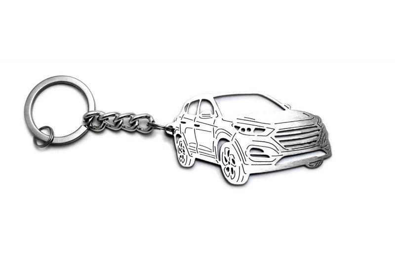 Car Keychain for Hyundai Tucson II (type 3D) - decoinfabric