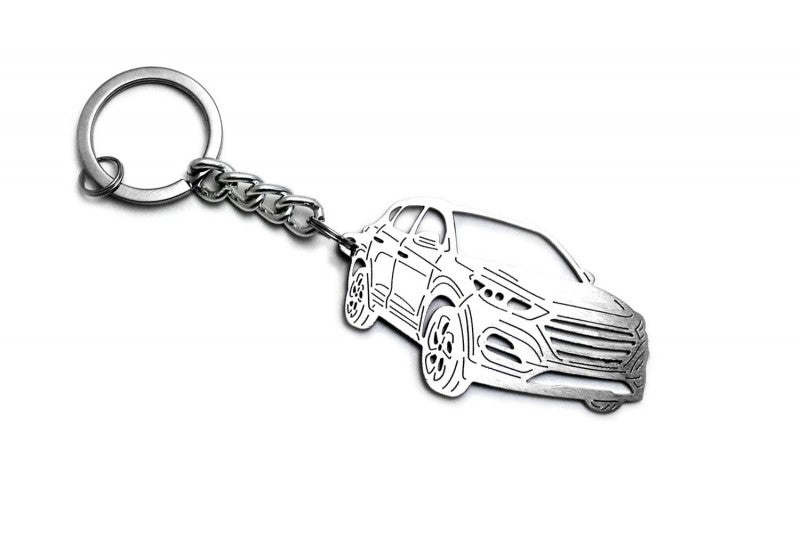 Car Keychain for Hyundai Tucson II (type 3D) - decoinfabric