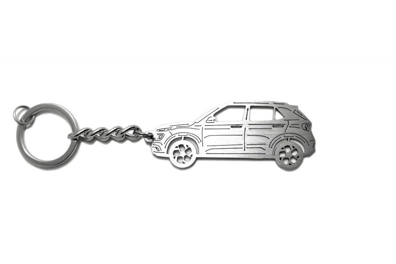 Car Keychain for Hyundai Venue (type STEEL)