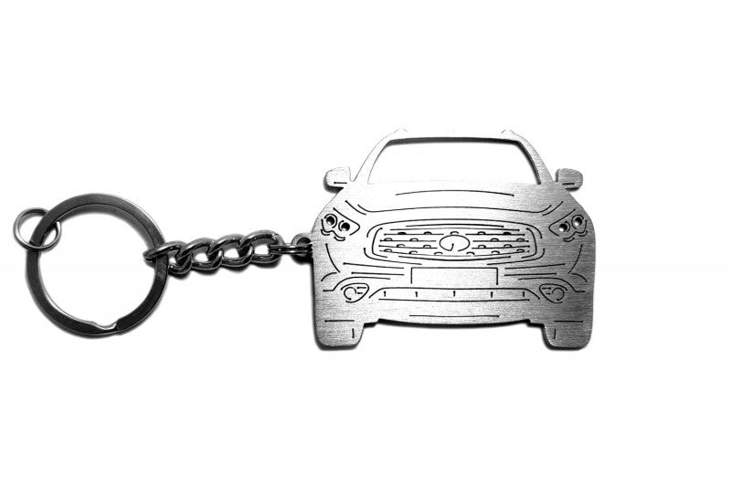 Car Keychain for Infiniti FX II (type FRONT) - decoinfabric