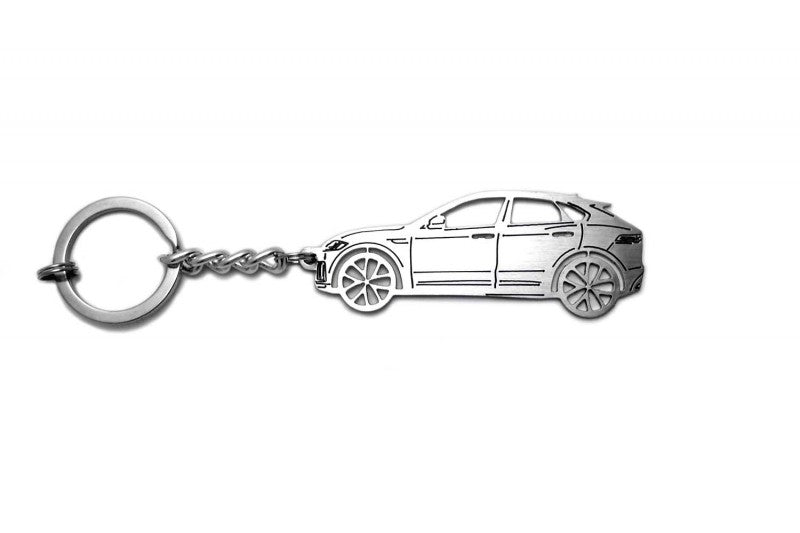 Car Keychain for Jaguar E-Pace (type STEEL)
