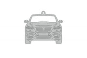 Car Keychain for Jaguar F-Pace (type FRONT) Keychains opdesign