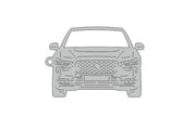 Car Keychain for Jaguar I-Pace (type FRONT) Keychains opdesign