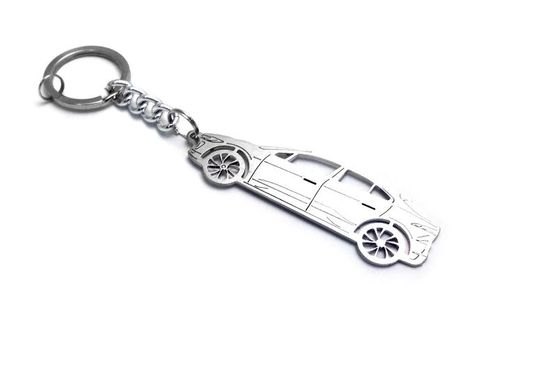 Car Keychain for Jaguar I-Type (type STEEL) - decoinfabric