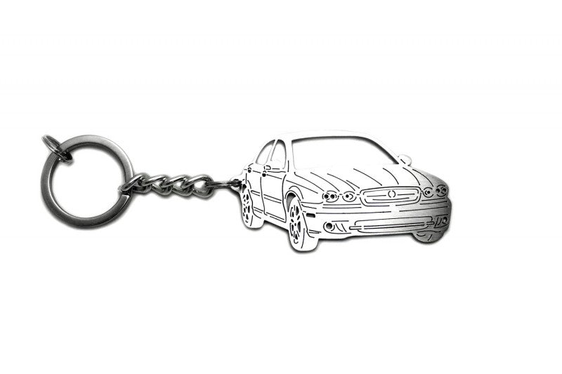 Car Keychain for Jaguar X-Type (type 3D) - decoinfabric