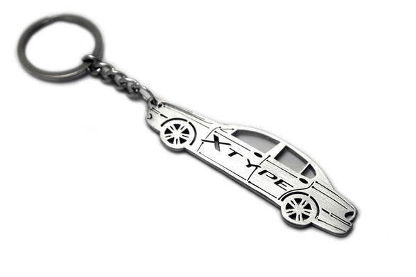 Car Keychain for Jaguar X-Type (type STEEL)