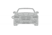 Car Keychain for Jaguar XF 2015+ (type FRONT) Keychains opdesign