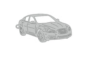 Car Keychain for Jaguar XF (type 3D) Keychains opdesign