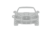 Car Keychain for Jaguar XF (type FRONT) Keychains opdesign