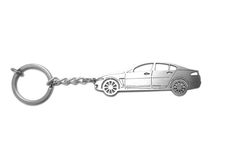 Car Keychain for Jaguar XF (type STEEL) - decoinfabric