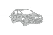 Car Keychain for Jeep Cherokee KL FL (type 3D) Keychains opdesign