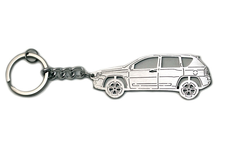 Car Keychain for Jeep Compass I (type STEEL) - decoinfabric