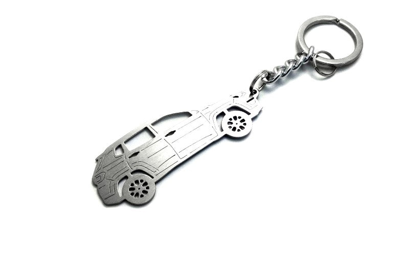 Car Keychain for Jeep Compass II (type STEEL) - decoinfabric