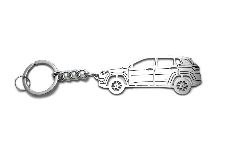 Car Keychain for Jeep Compass II (type STEEL) - decoinfabric
