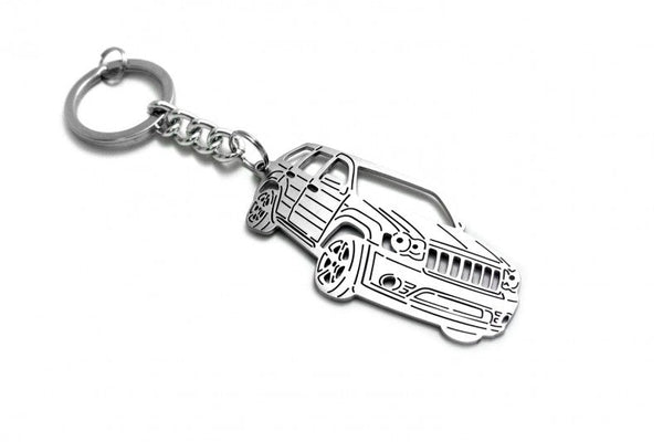 Car Keychain for Jeep Grand Cherokee III (type 3D) - decoinfabric