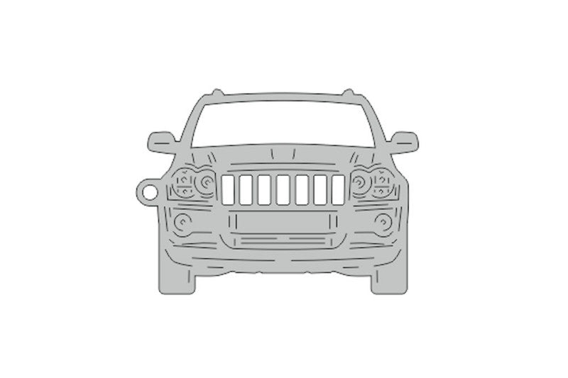 Car Keychain for Jeep Grand Cherokee III (type FRONT) Keychains opdesign